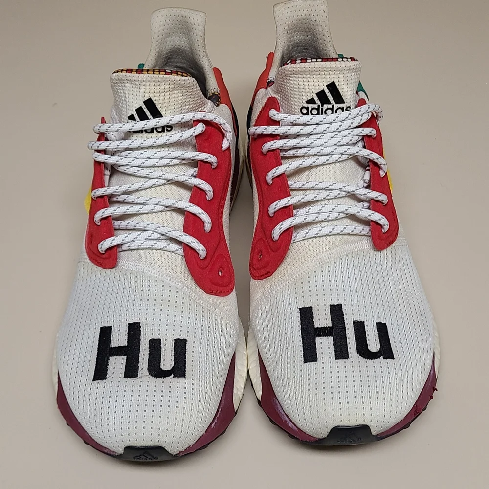 Adidas Pharrell Solar Hu boost running sneakers size 11 1/2 - Picture 4 of 11